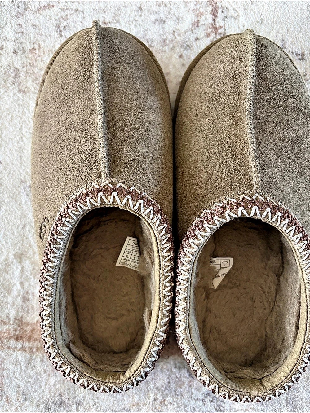 UGG Tasman Slipper Sheepskin Brown US 8